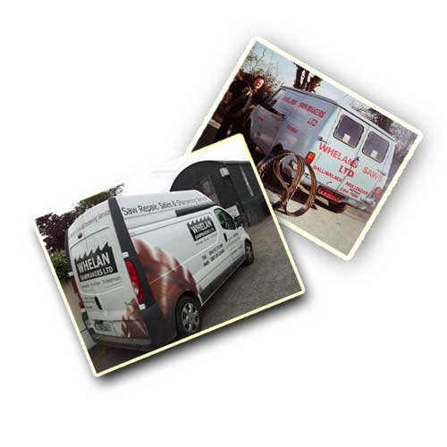 Whelan sawmakers Van